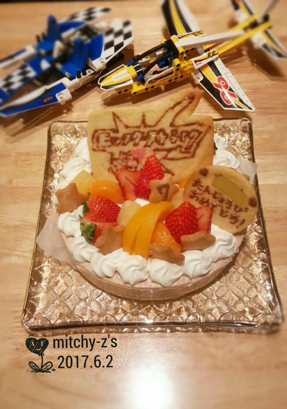 チョコムースのお誕生日ケーキ(´︶`♡)♪|ミッチーZさん