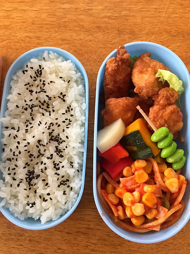 Snapdishの料理写真:中2女子のお弁当|レナコさん