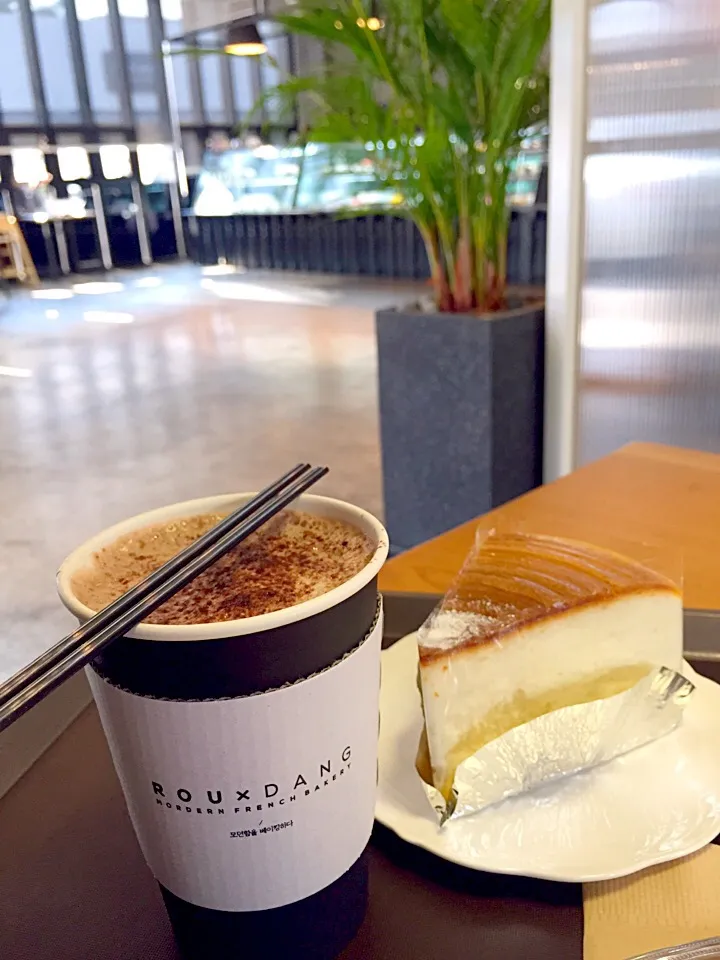 Hot chocolate & Philadelphia creamcheese|Sky Blueさん