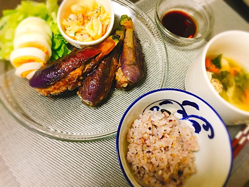 ナスのはさみ揚げ🍴|🐱まみちゃぴ🐶さん