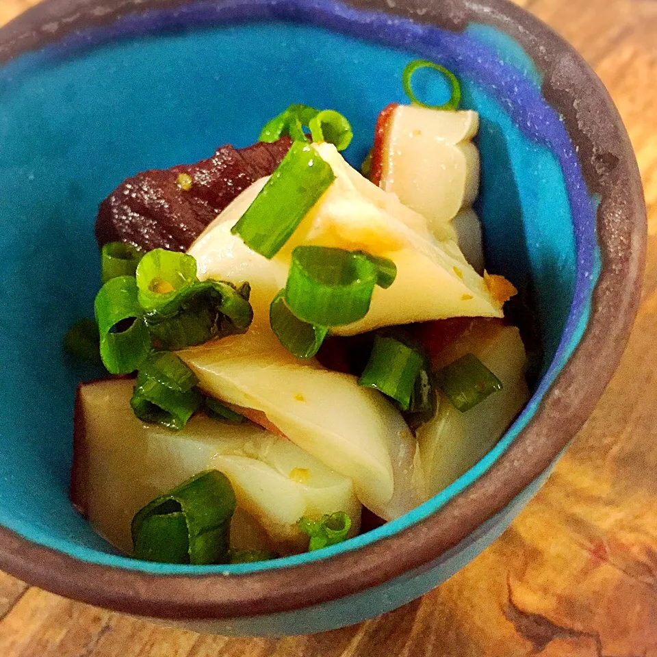 タコぶつで簡単に🐙  〜柚子胡椒＆麺つゆ和え〜|アッツさん