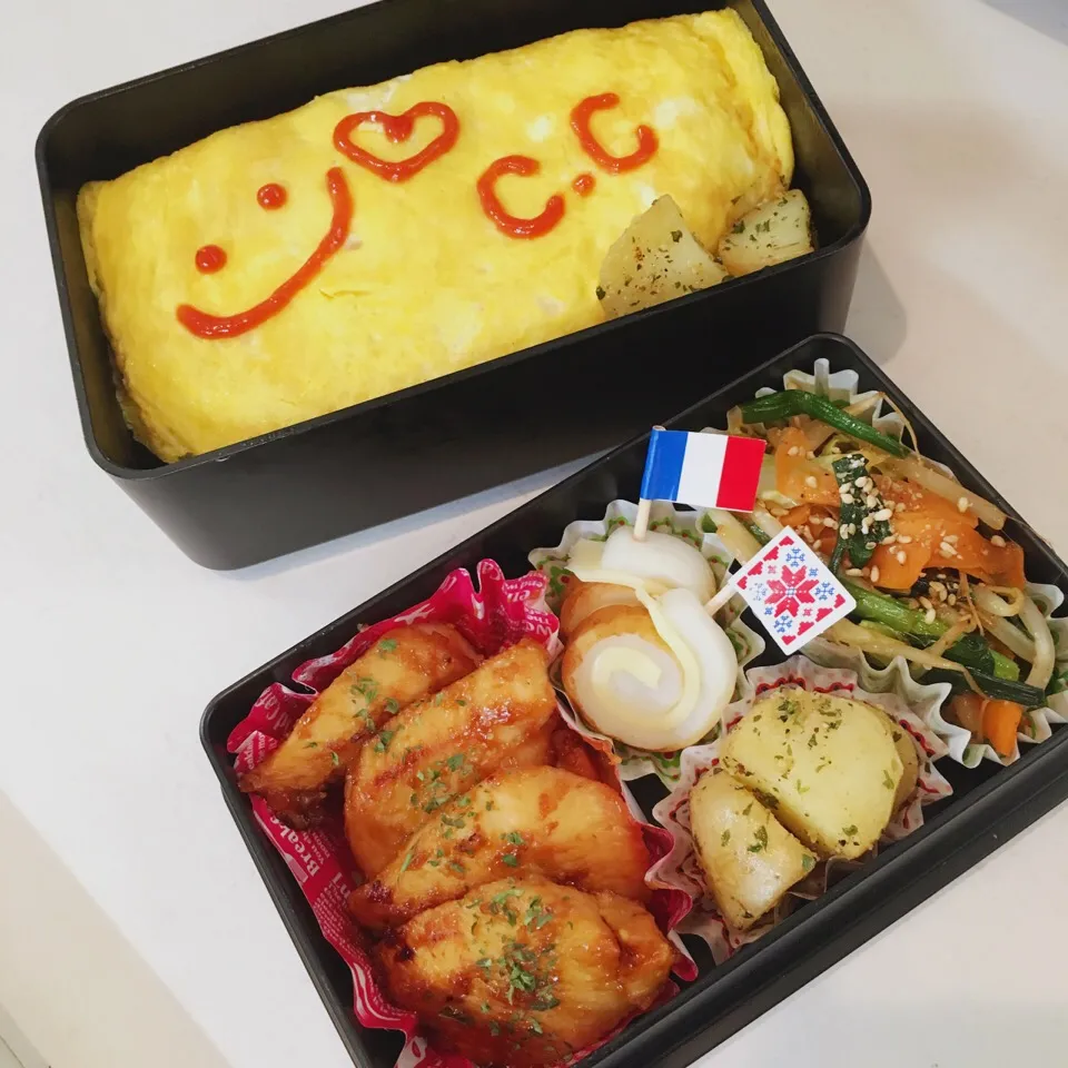 オムライスお弁当♡|융태지ෆ⃛さん