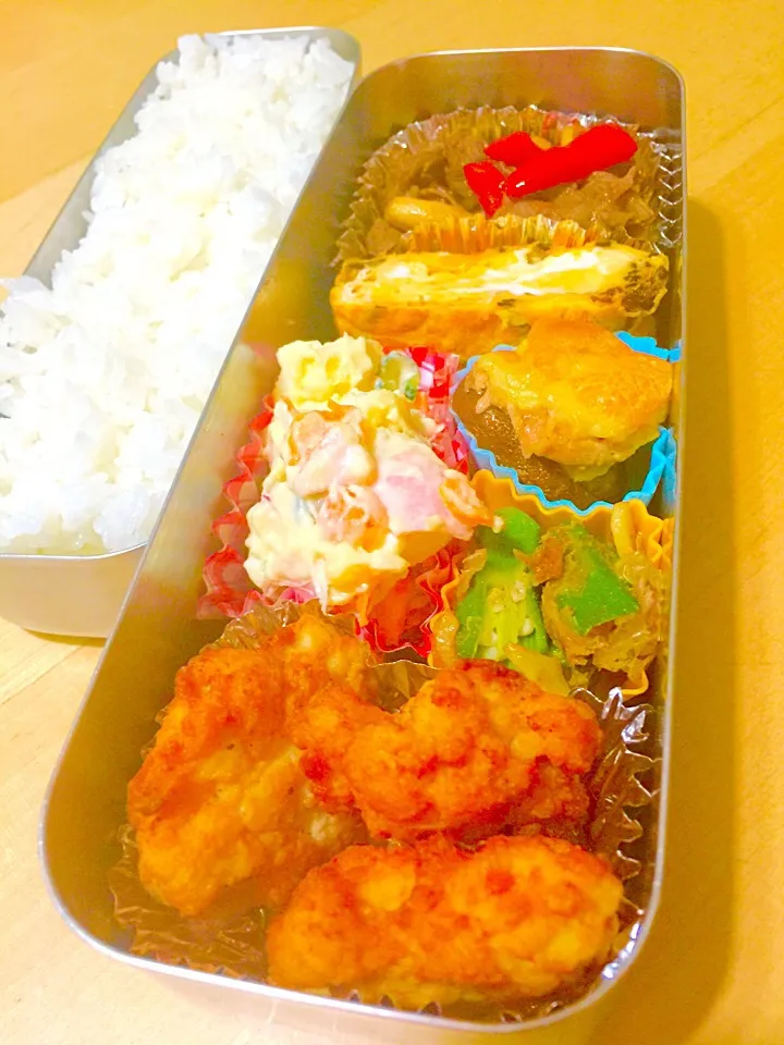 Snapdishの料理写真:中2男子弁当|Rika Doiさん