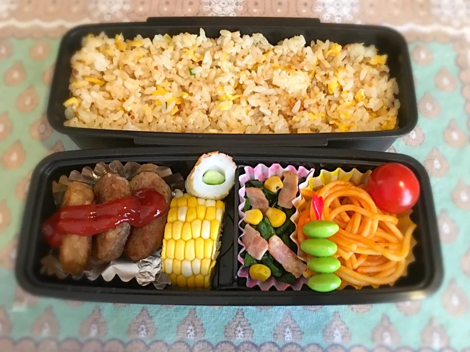 Snapdishの料理写真:中1男子 弁当🍱|チビミミさん