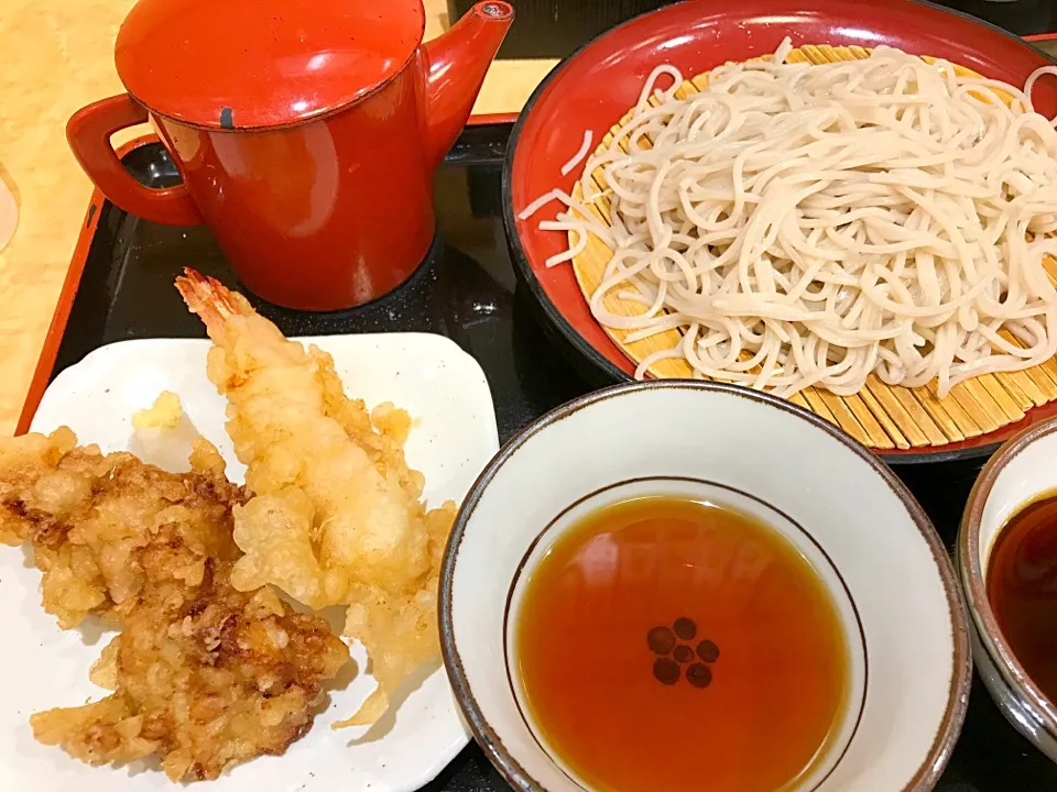 とり天せいろにえび天|マハロ菊池さん