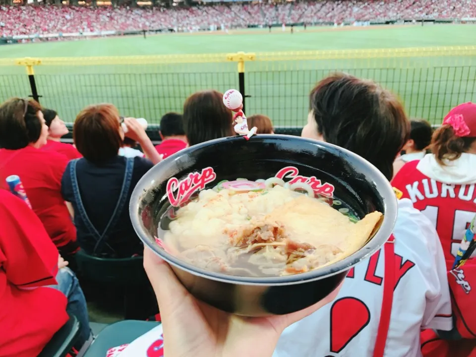 カープうどん 全部のせ|ちゃみこさん