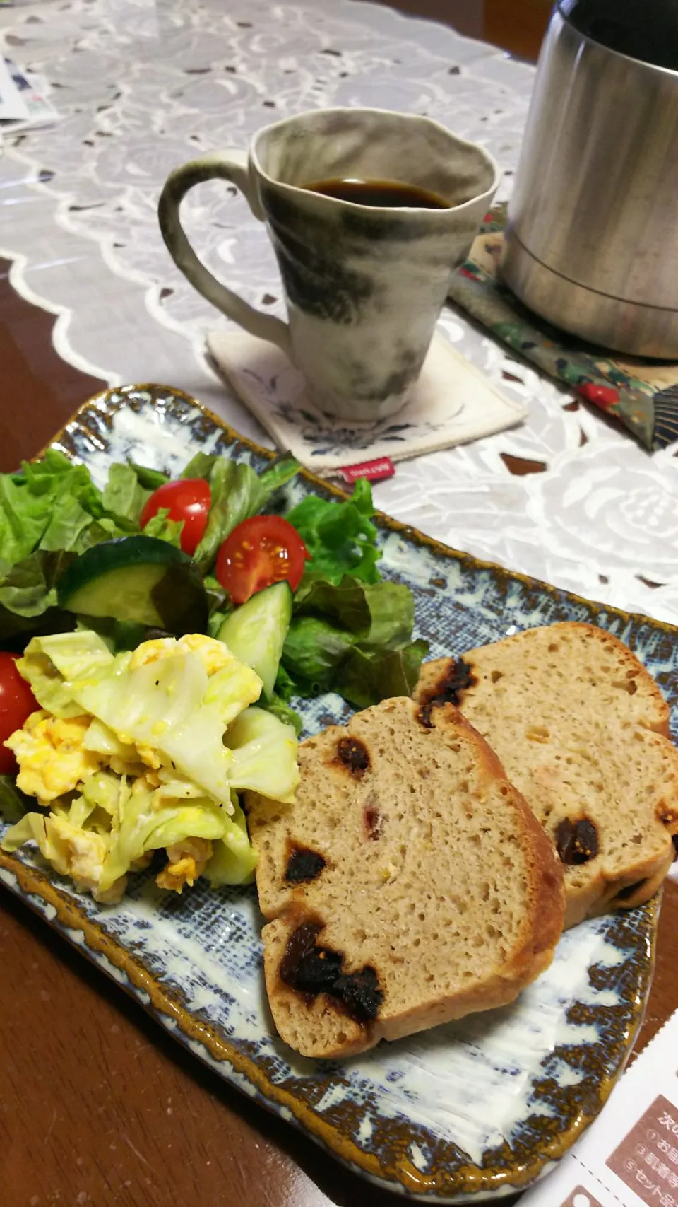 Snapdishの料理写真:モーニング☕️🍞🍴|Mihoさん