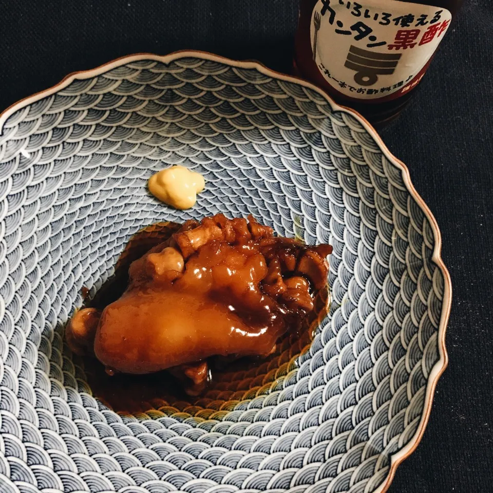 Snapdishの料理写真:豚足の黒酢煮込み
#いろいろ使えるカンタン黒酢
#ミツカン|ちこさん