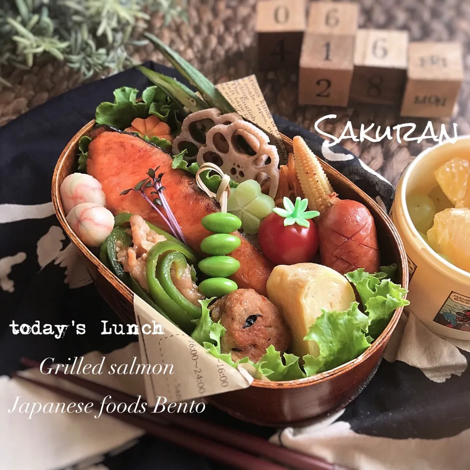 姫の 鮭のっけ弁Lunch❤︎|Sakuranさん