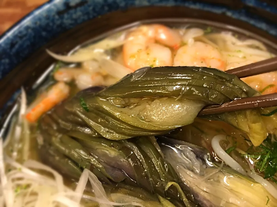 揚げ茄子海老あんかけそうめん4|半田手延べそうめんの店 阿波や壱兆さん