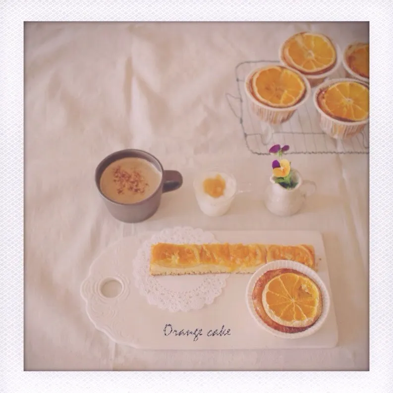 Snapdishの料理写真:#オレンジケーキ 🍊

#糖質オフ #グルテンフリー|よりさん