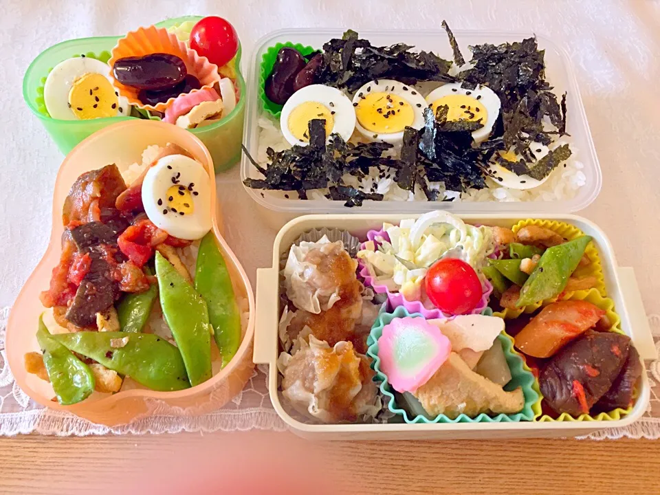 息子と私のお弁当🍱シュウマイなどのお弁当|もなかさん