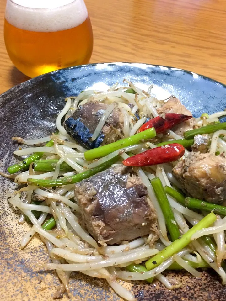 鯖缶・もやしのペペロン|風流料理人さん