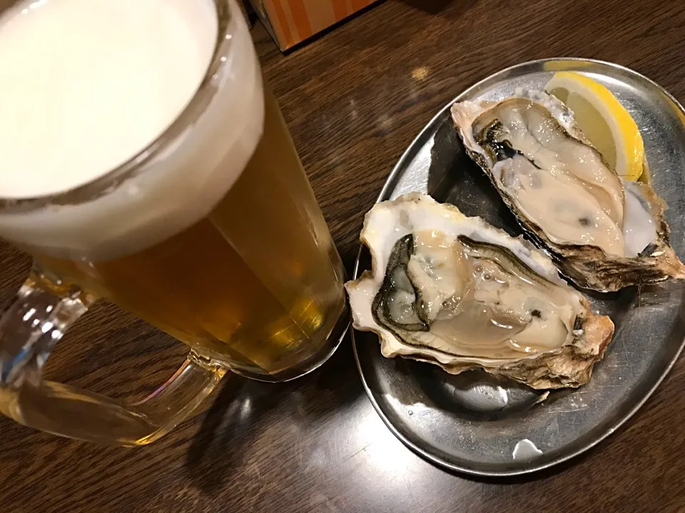 生牡蠣とビール|LiNxさん