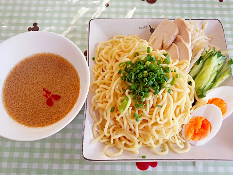 つけ麺😊 麺２玉😊チャーシューの代わりに鳥ハム😊|Mitsuhiro.Sさん