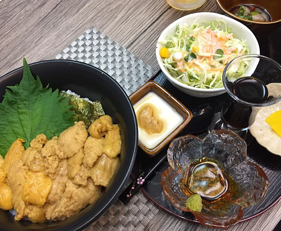 オーシャンジュエリー ウニ丼|たかさんさん