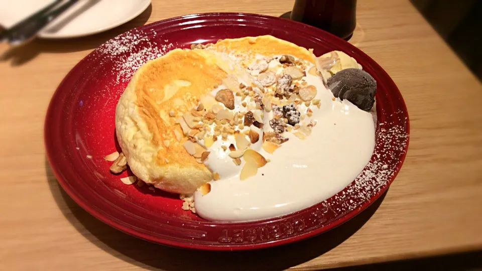 むさしの森珈琲さんのパンケーキ🥞😋|アライさんさん