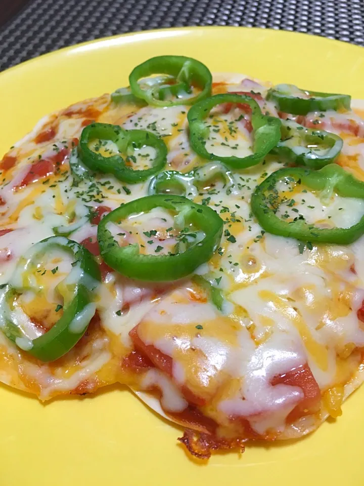 餃子の皮ピザ🍕|みっきーさん