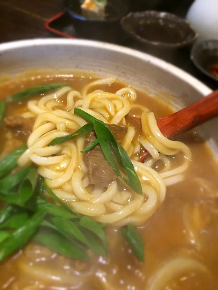 今週はカレー（牛スジ）うどん|Hiro Yanさん