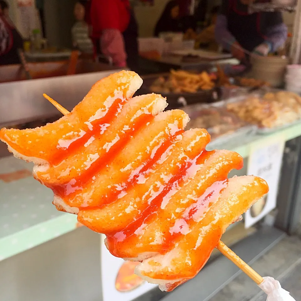 串揚げトッポッキ🌶約100円|ヨッチャンさん