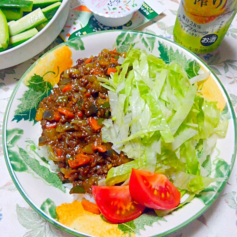 人気カフェの激ウマ！ドライカレー🍛COOKPAD|うたかた。さん