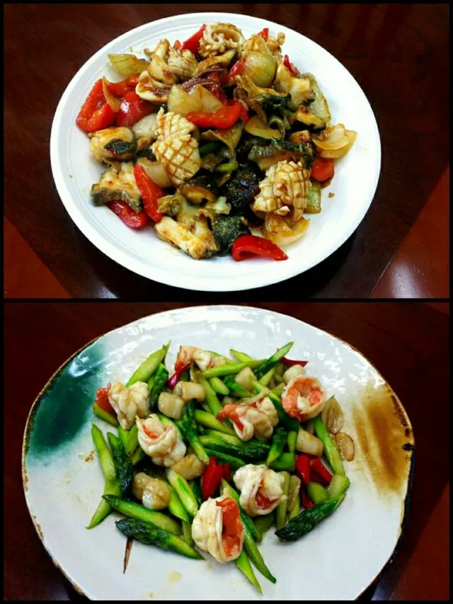 stir-fried Seafood|steven z.y.さん