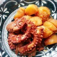 圧力鍋でやわらか～♪
◆たことじゃがいもの煮物◆