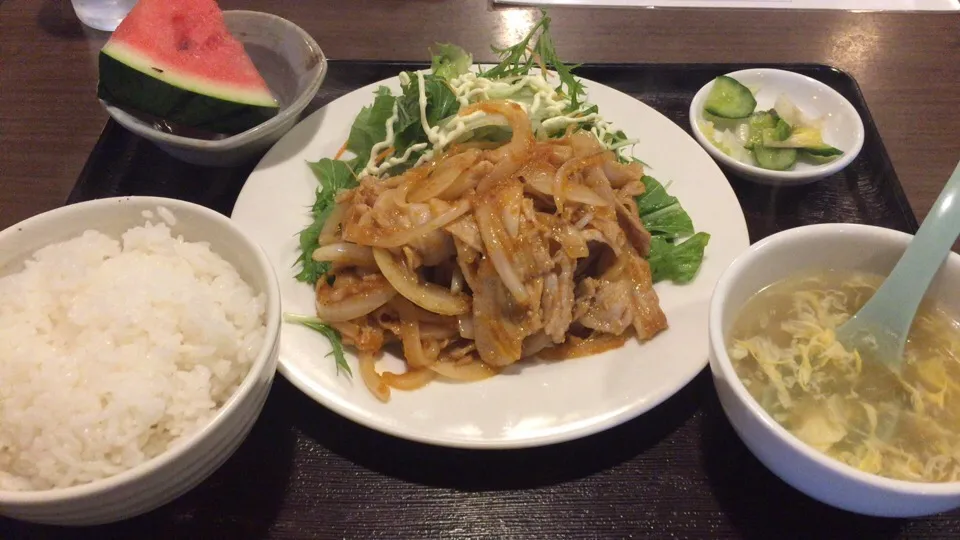 スタミナ焼肉定食  770円|おっちさん