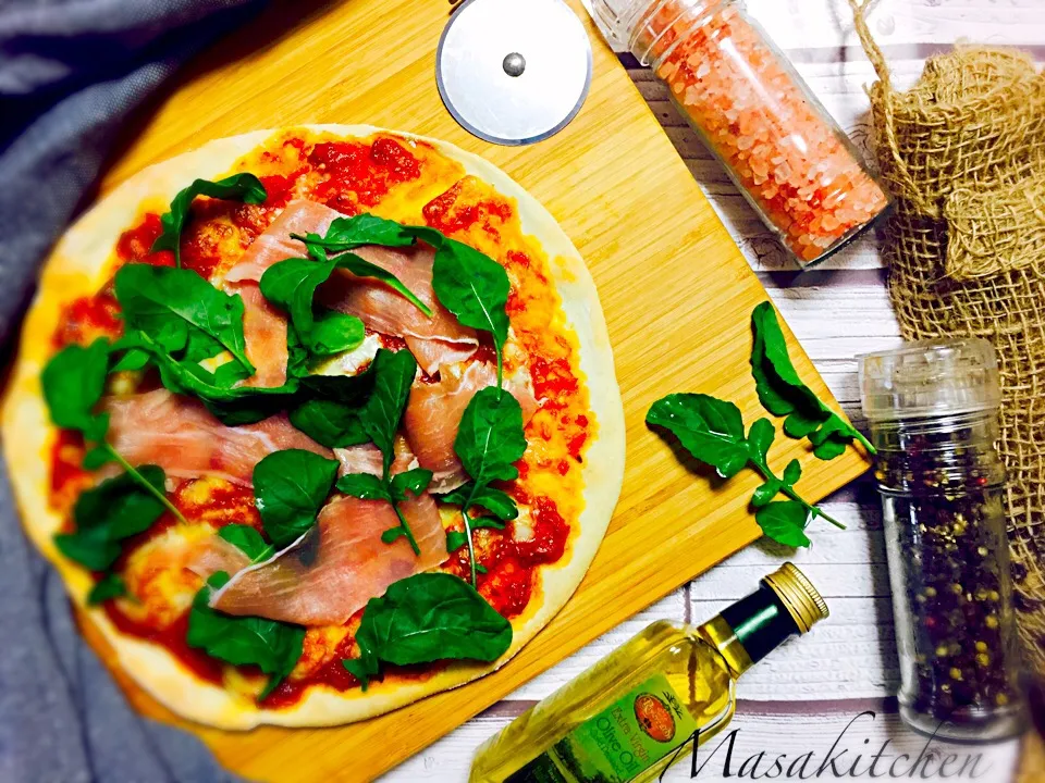 Rucola&raw ham pizza|Masakiさん