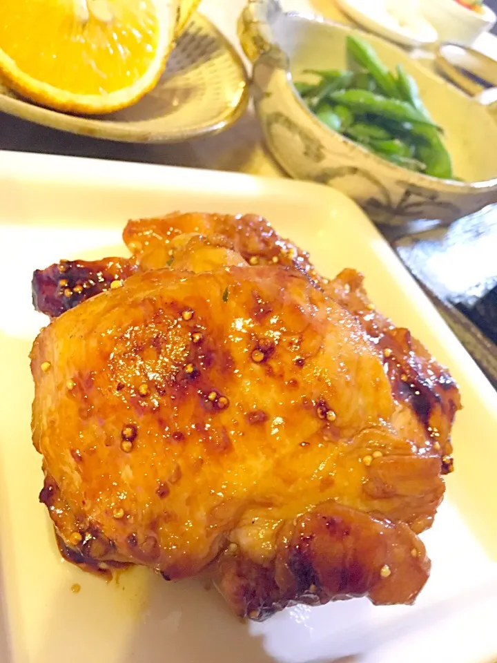 Snapdishの料理写真:#照り焼きチキン #おうちごはん|MIEKO 沼澤三永子さん