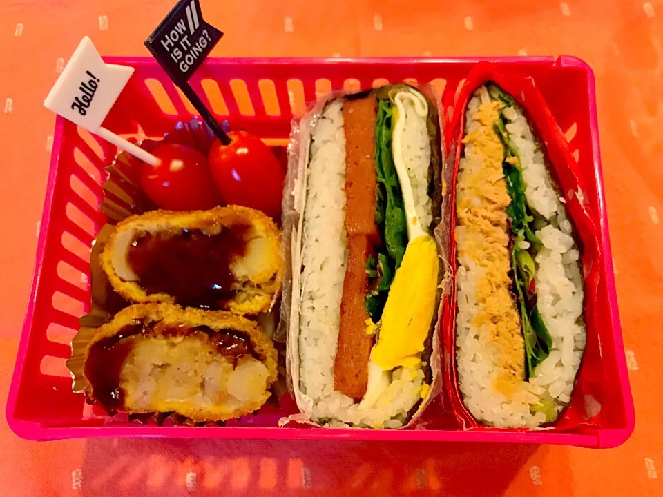 初めてのおにぎらず弁当❗️|🍅Mom.さん