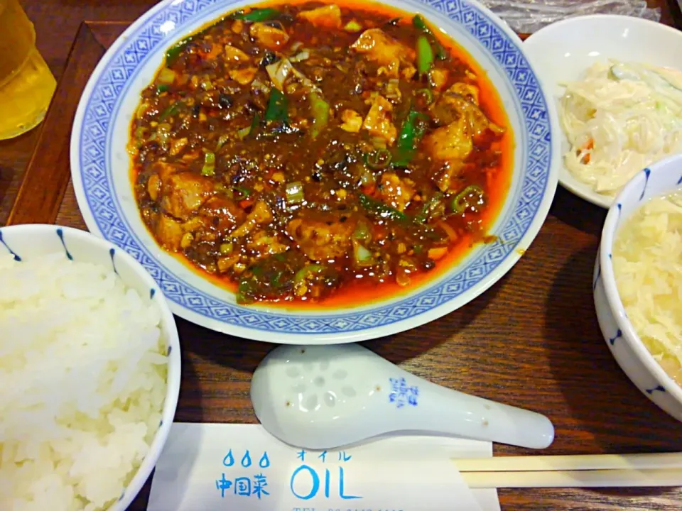 行列の出来るお店の四川麻婆豆腐ランチ🍴|うたかた。さん