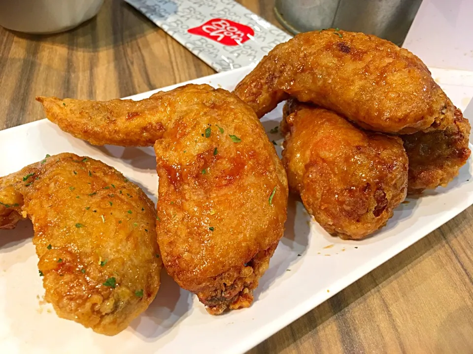 Bonchon chicken... #korean #koreanfood #delicious #reallygood|princessjoさん