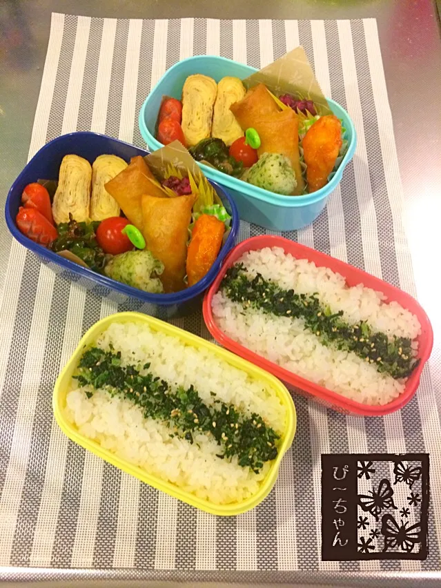 Snapdishの料理写真:姉妹☆高校生弁当😩362日目と41日目|☆ぴ〜ちゃん☆さん