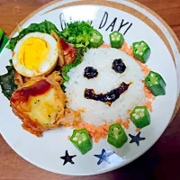 Snapdishの料理写真:ニコニコランチ|Mariko Matsumotoさん