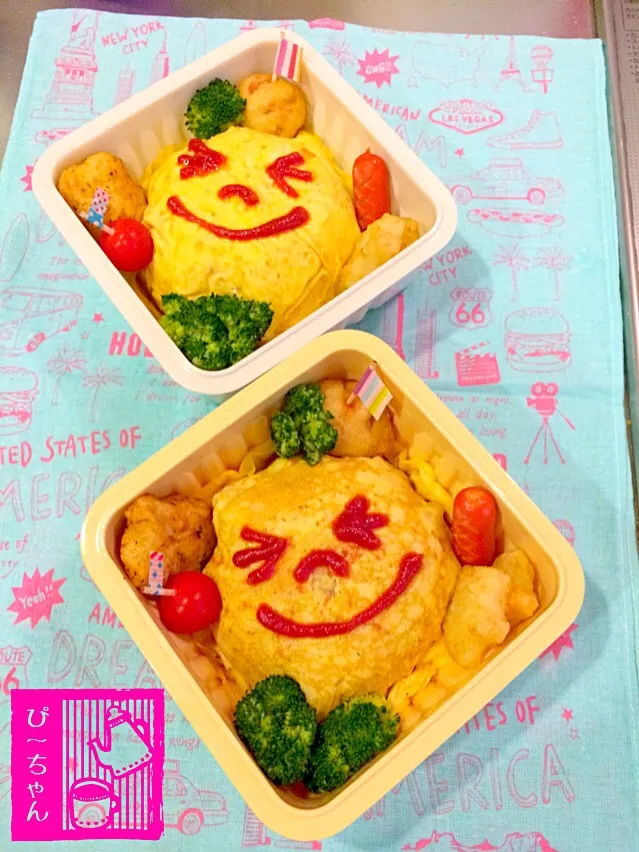 Snapdishの料理写真:姉妹☆高校生弁当😆363日目と42日目|☆ぴ〜ちゃん☆さん