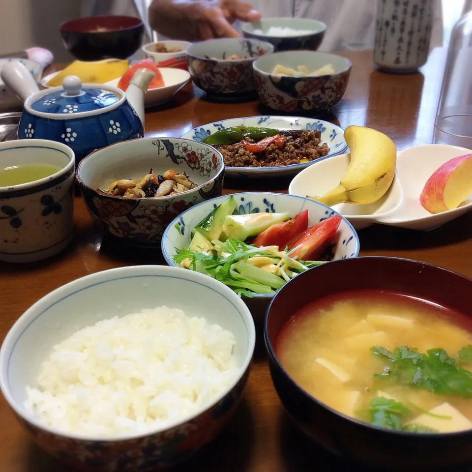 実家にて 父と普通の朝ごはん 2017.6.20|キラ姫さん