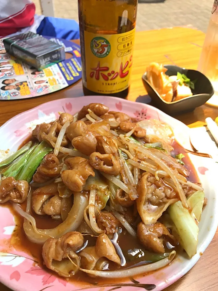 Snapdishの料理写真:【競輪場メシ】平塚競輪場のスタミナホルモン|あつしさん