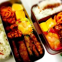 Snapdishの料理写真:高校生弁当🍱
#高1息子 #高3娘 #給食のありがたさ #痛感！|せいこさん