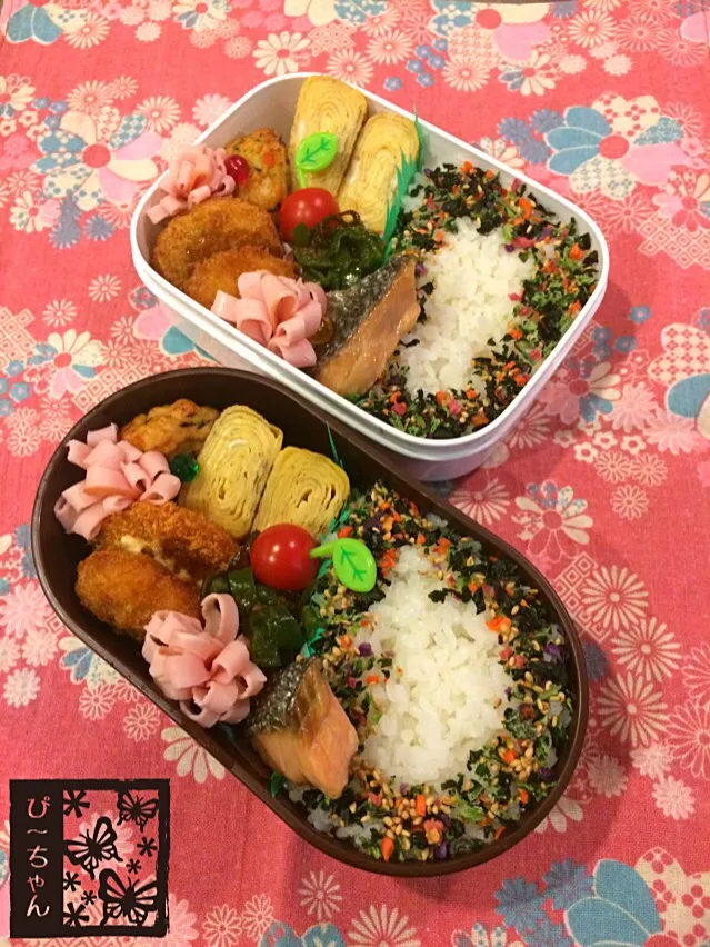 姉妹☆高校生弁当😊364日目と43日目|☆ぴ〜ちゃん☆さん