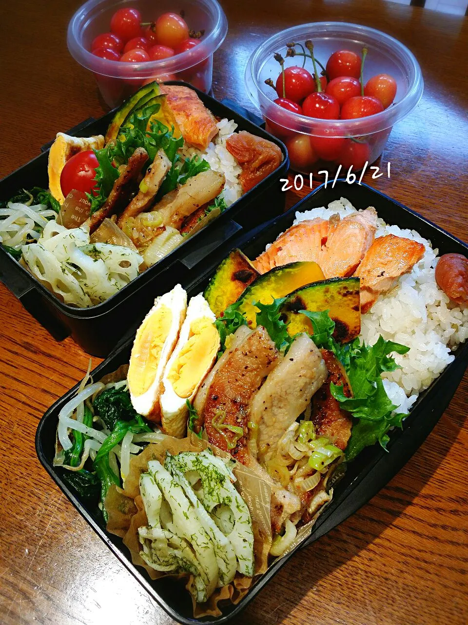 Snapdishの料理写真:今日の弁当　豚トロ|Kaoruさん