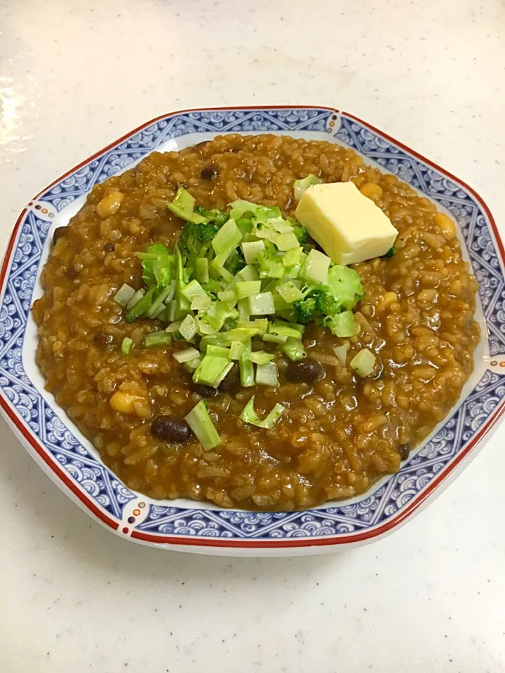 待ちかまえランチ
赤飯をカレーリゾット風にリメイク|みウラさん