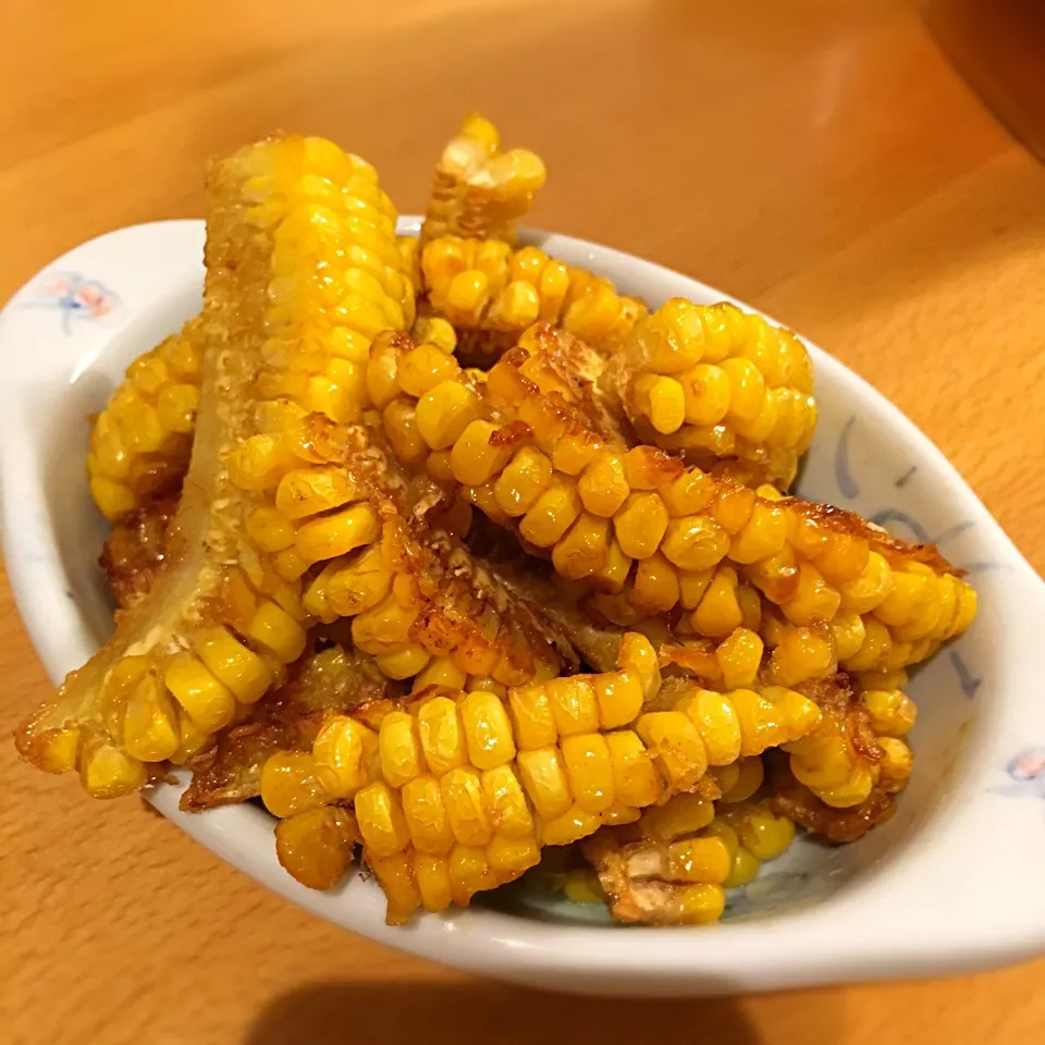 Snapdishの料理写真:とうもろこし唐揚げ|あおさん