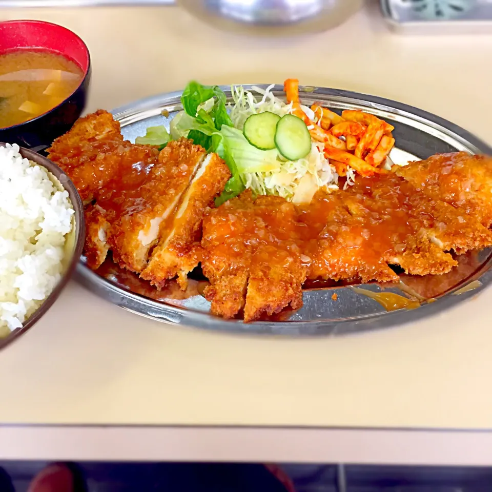 ジャンボチキンカツ定食|Kunisanoさん