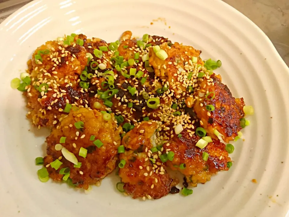 鶏ミンチと豆腐のふわふわ照焼ハンバーグ|みぃchanさん