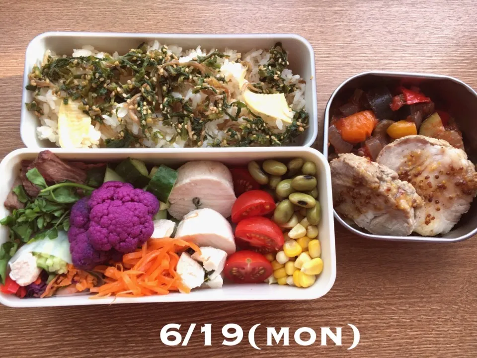 Snapdishの料理写真:6/19 お弁当|もっちさん