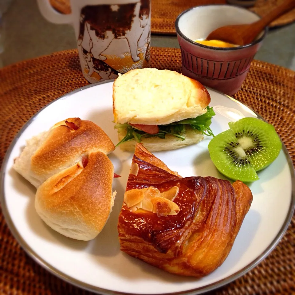 Snapdishの料理写真:朝ごぱんプレート|nao子さん