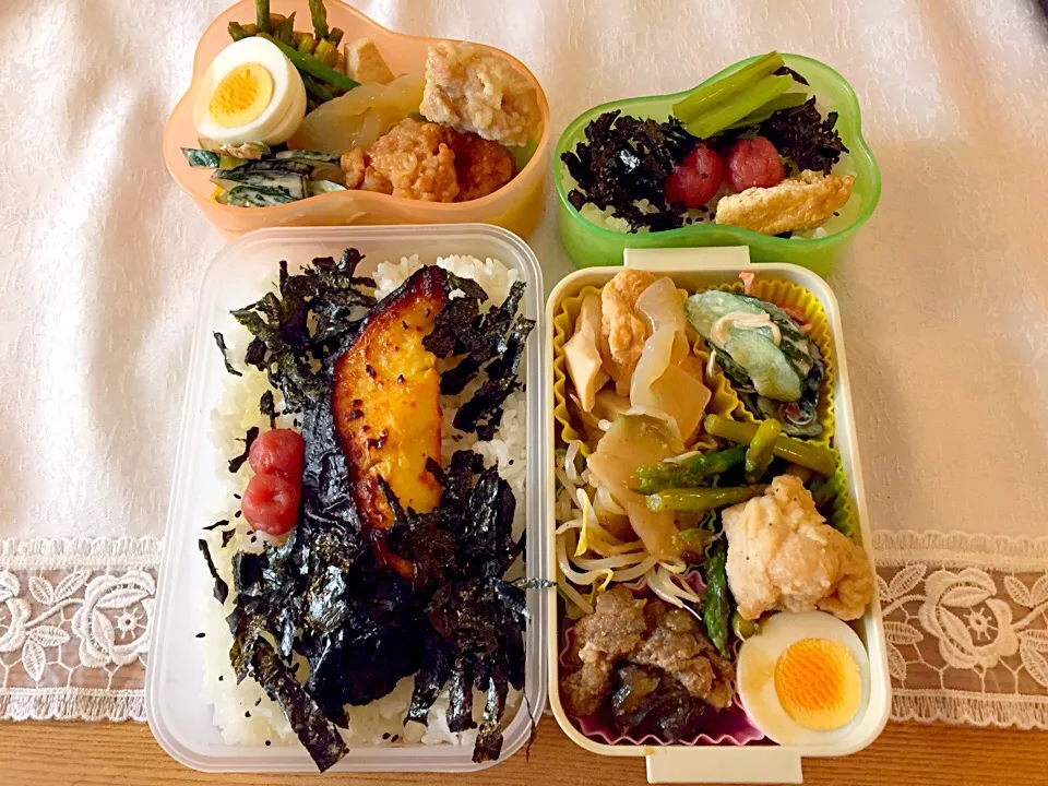 息子と私のお弁当🍱銀ダラ🍱|もなかさん