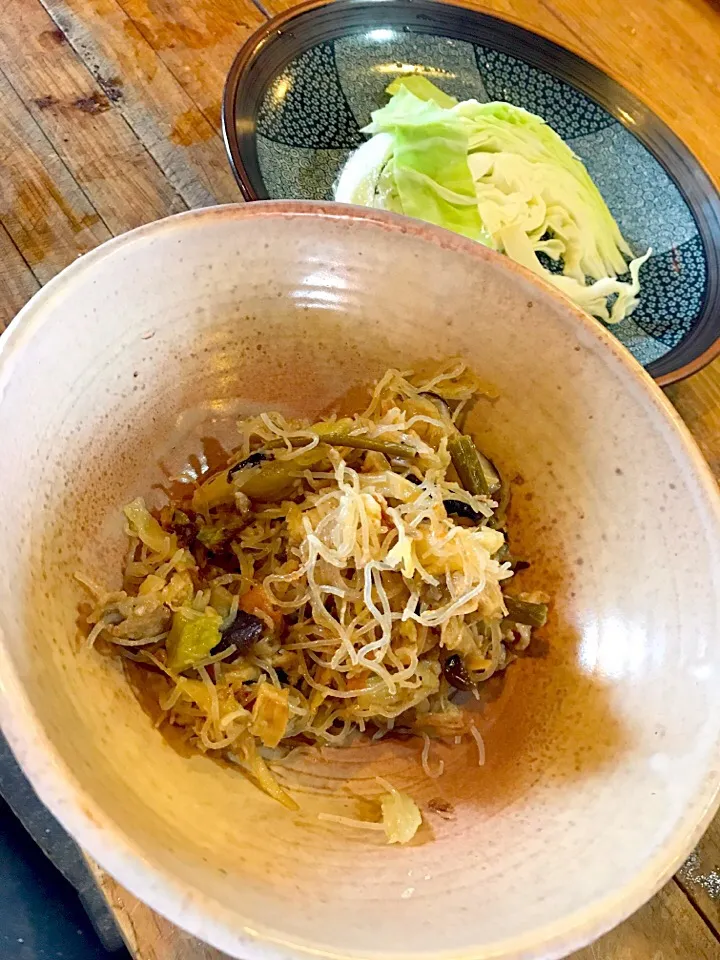 しらたきで焼きそば
#亀戸養生料理オスギ|亀戸 養生蕎麦 高のさん