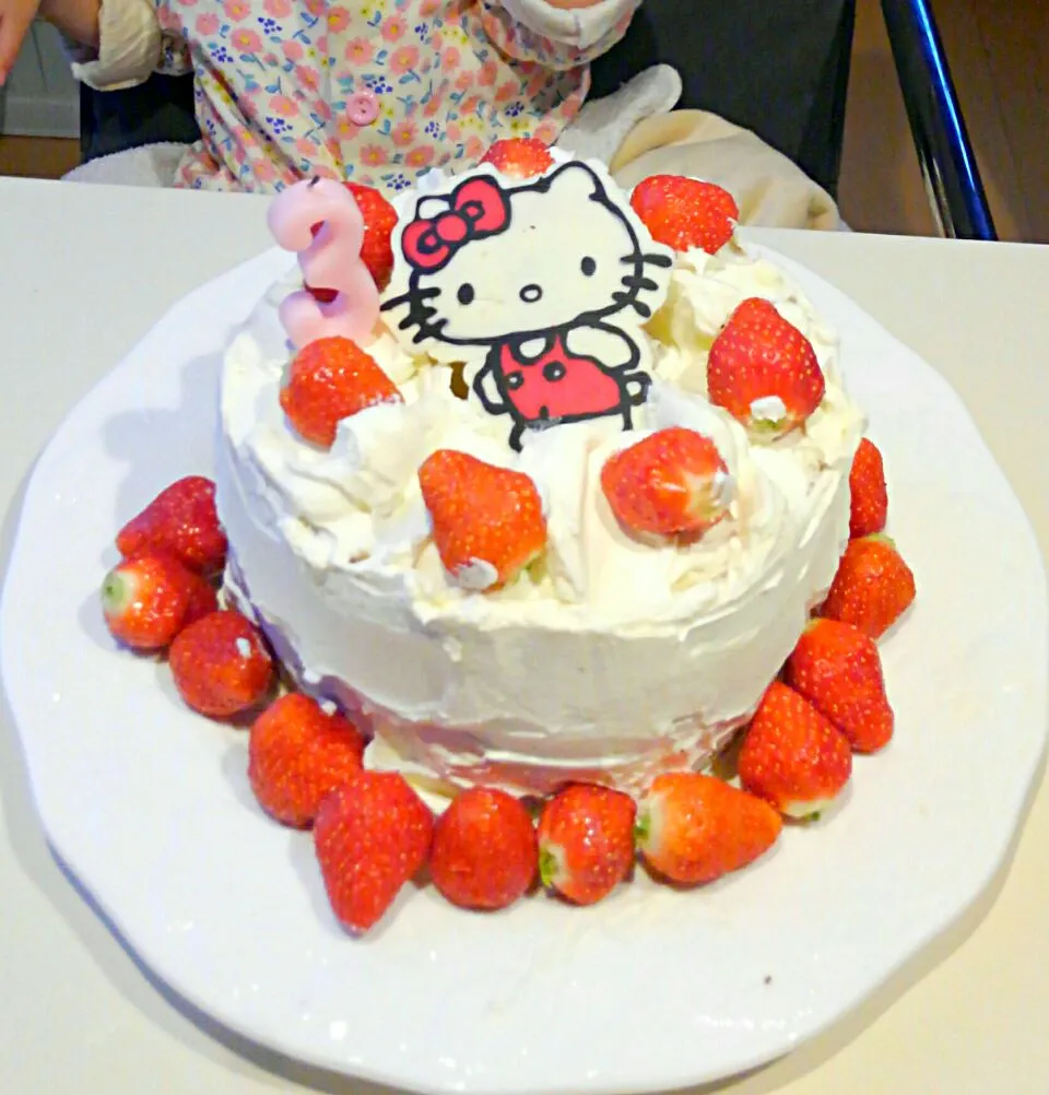 3歳誕生日ケーキ|じゅんこさん